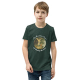Youth Short Sleeve T-Shirt "My Guardian Angel is Working Overtime"
