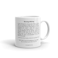 Morning Offering Mug - Sacred Heart & Adoring Angels
