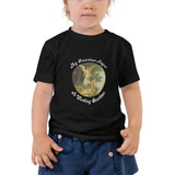 Toddler Short Sleeve Tee "My Guardian Angel is Working Overtime"
